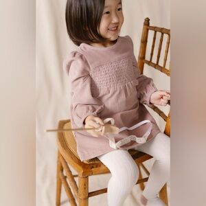 Pehr pale pink toddler corduroy dress